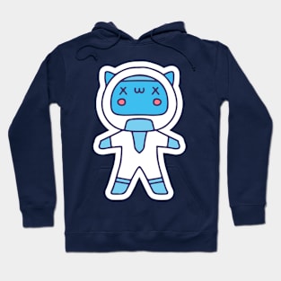 cute space kitten Hoodie